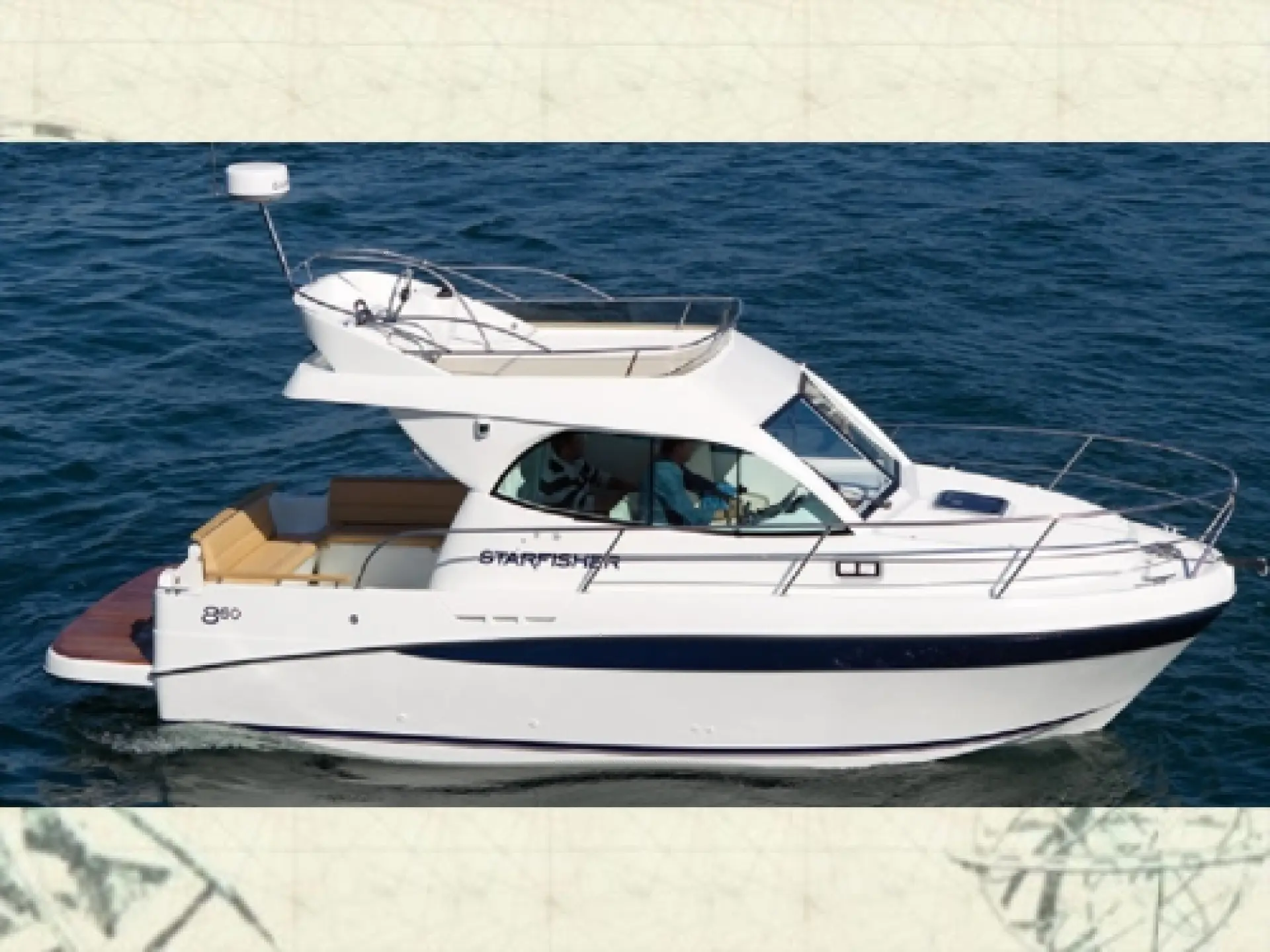 ST 860 Flybridge Fisher — 2/13