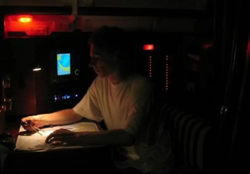 La iluminación en el barco