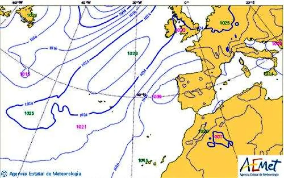 Meteo 2 - Leer el mapa de la meteo