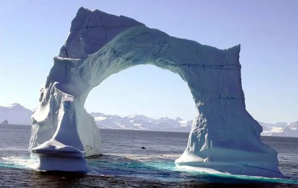 Paisajes helados; los increíbles cromatismos polares