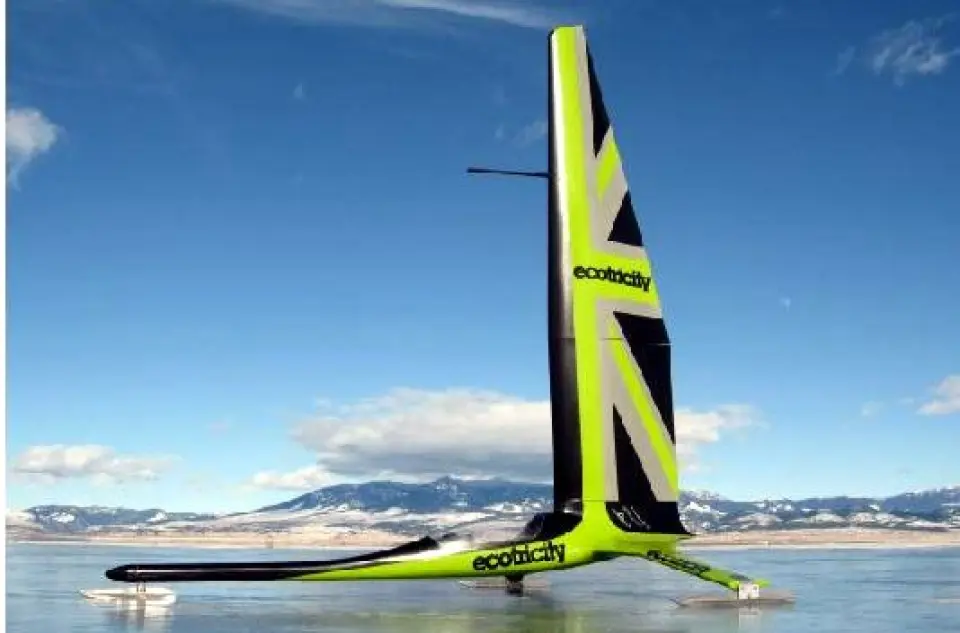 Green Bird; 202 km/hora a vela