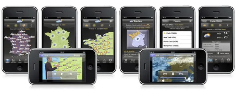 iPhone y la meteo