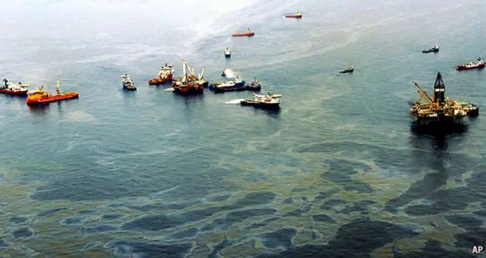 Desastre ecológico en el Golfo de México