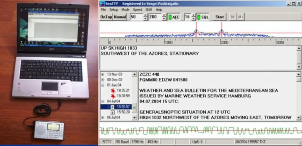 Recir la meteo; todo sobre el Weather Fax en el PC