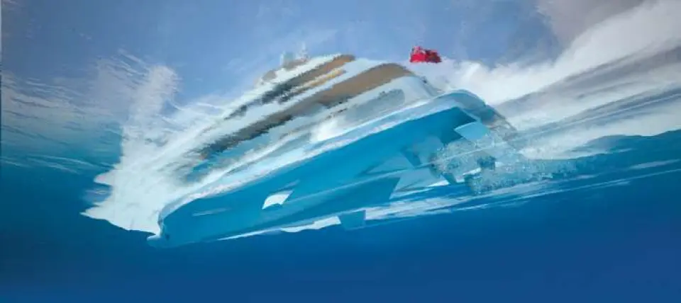 Hull Vane; hidrofoil para ahorrar mucho combustible