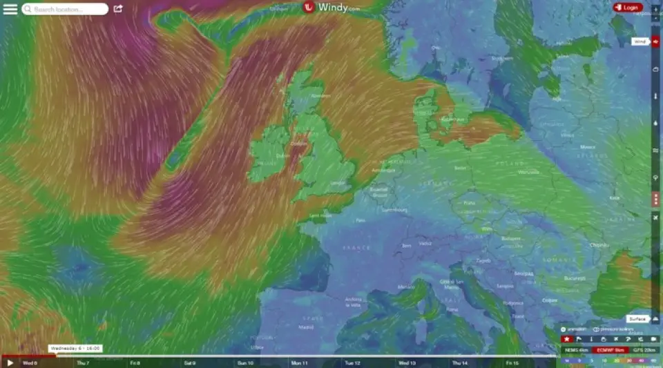 Windy; la mejor meteo siempre a mano