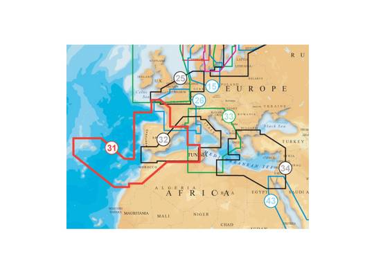 Cartografía Navionics 31 P+