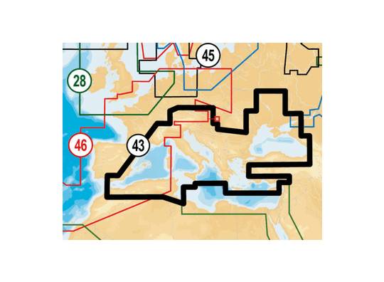 Cartografía Navionics Navu 43 XG